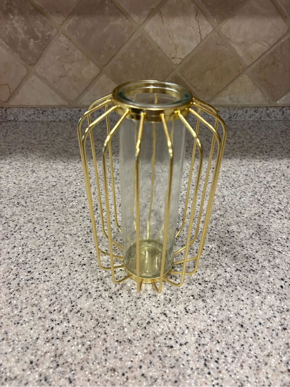 Flower Plant Glass Vase Lantern Vases Ornaments Flower Arrangement Smeared